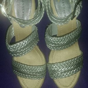 Apostrophe Silver sandal